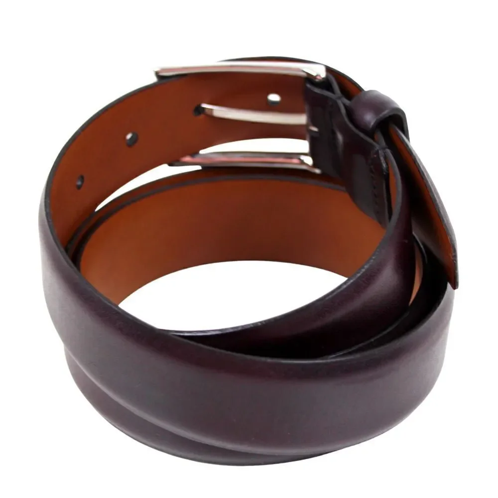 Nordstrom BROWN GENUINE LEATHER 1 3/8